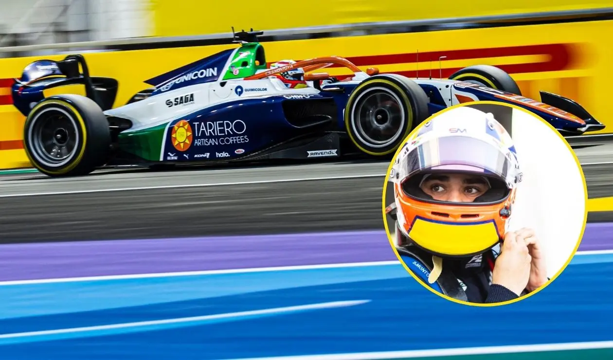 Sebastián Montoya en la F2: Resultados tras el GP de Arabia Saudita