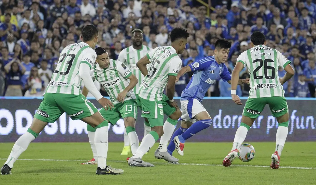 Millonarios vs Nacional, Liga Betplay 2025-1
