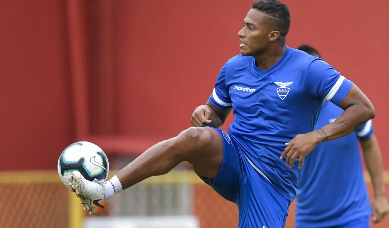 Antonio Valencia con la selección de Ecuador