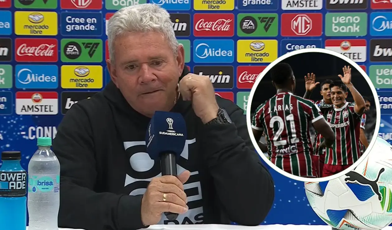 Arriero Herrera salió descontento de la derrota de Once Caldas ante Fluminense 