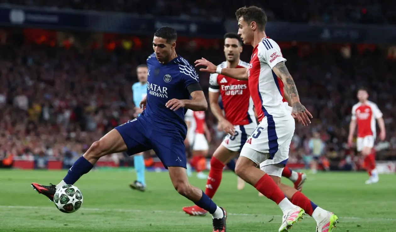 Arsenal y PSG en duelo por Champions 2024-2025