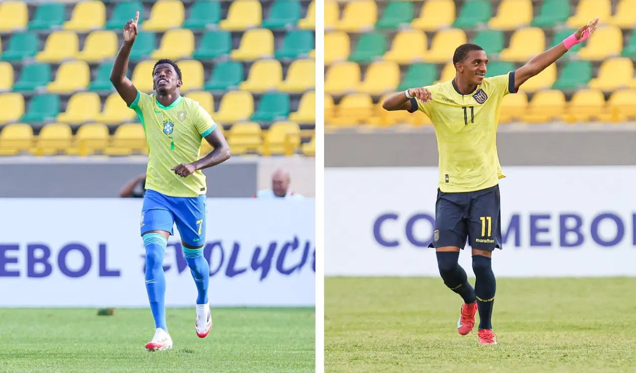 Brasil y Ecuador se enfrentan por el Sudamericano Sub-17 del 2025