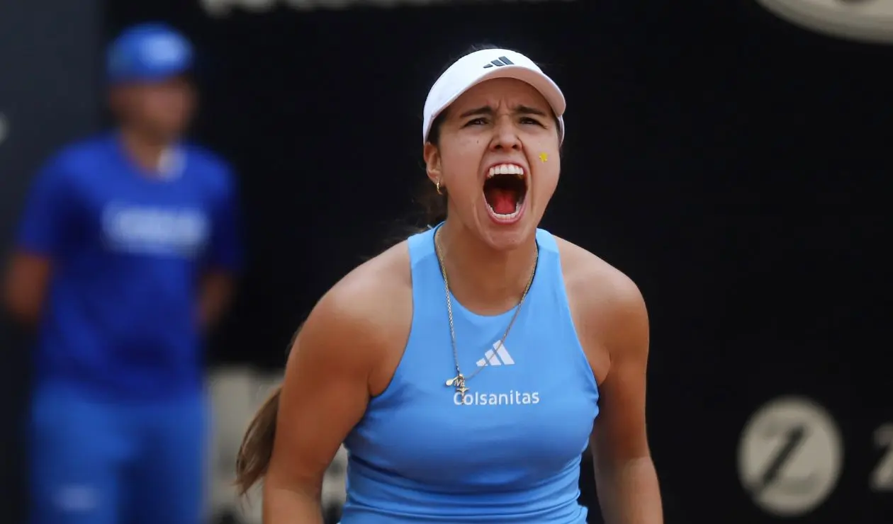 Camila Osorio en la Copa Colsanitas