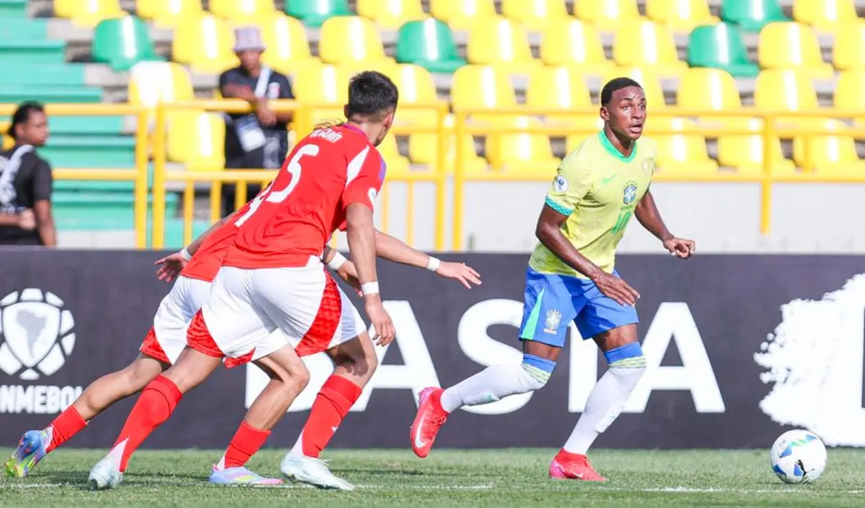 Chile vs Brasil Sudamericano Sub-17
