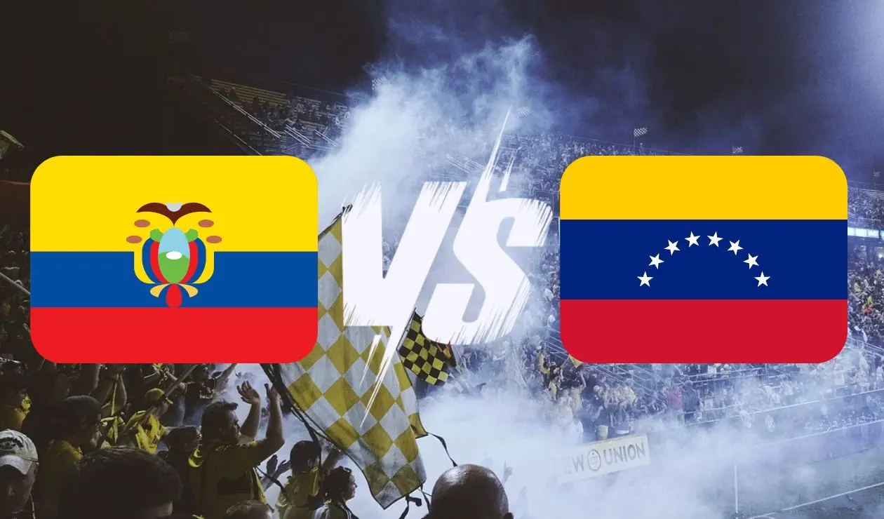 Banderas Ecuador vs Venezuela