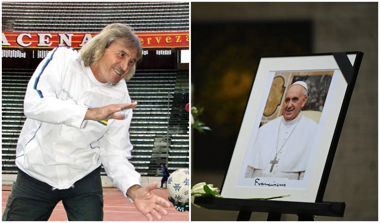 Hugo Gatti y Papa Francisco