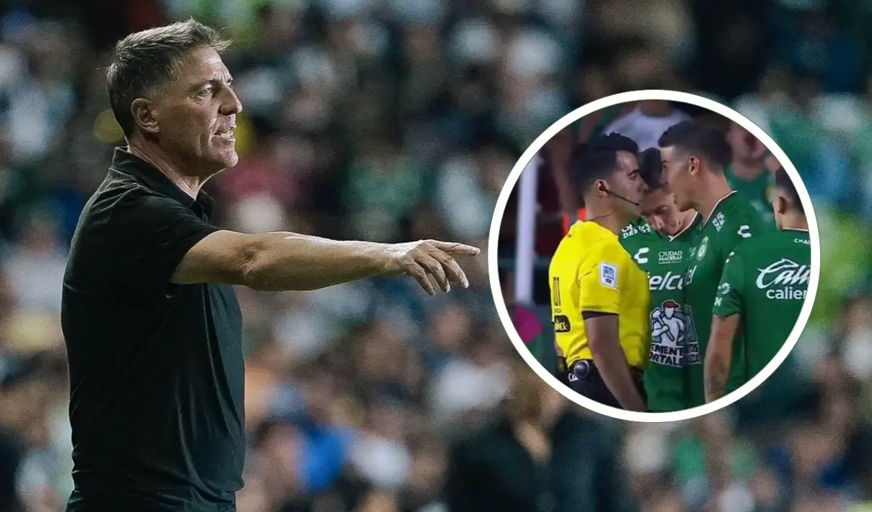 Eduardo Berizzo habló sobre la expulsión de James Rodríguez en la Liga MX