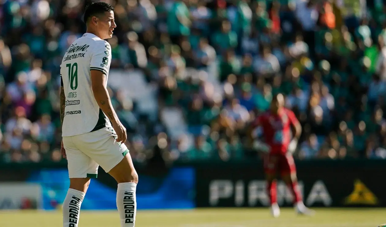 James Rodríguez con el Club León de México