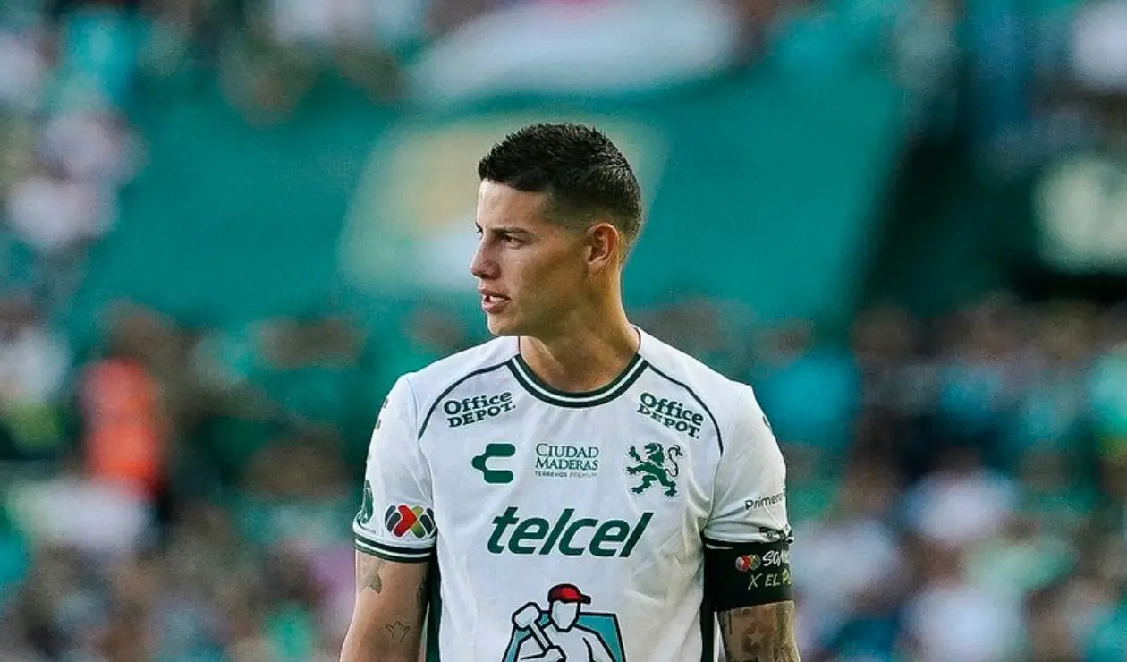 James Rodríguez con el Club León de México
