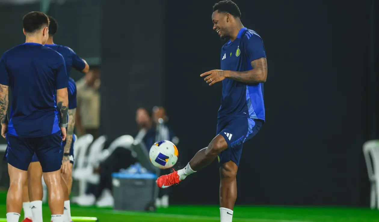 Jhon Jáder Durán con el Al Nassr