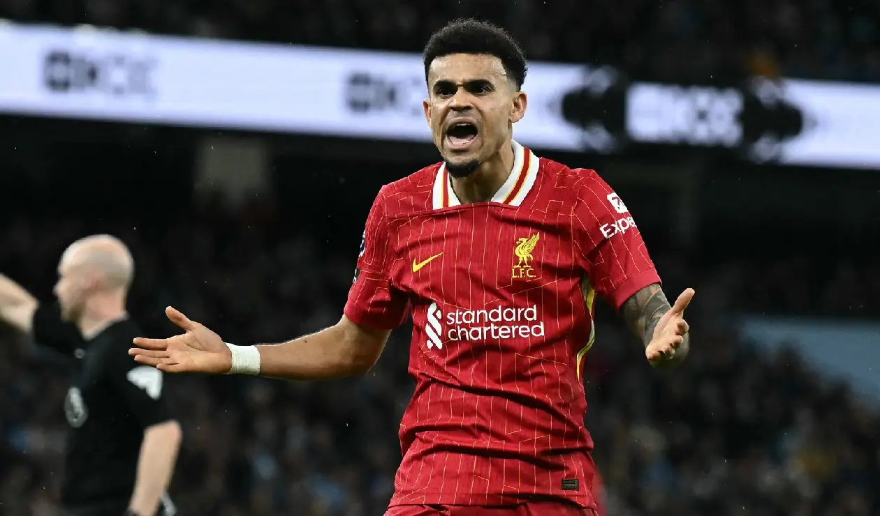 Luis Díaz, campeón de Premier League con Liverpool