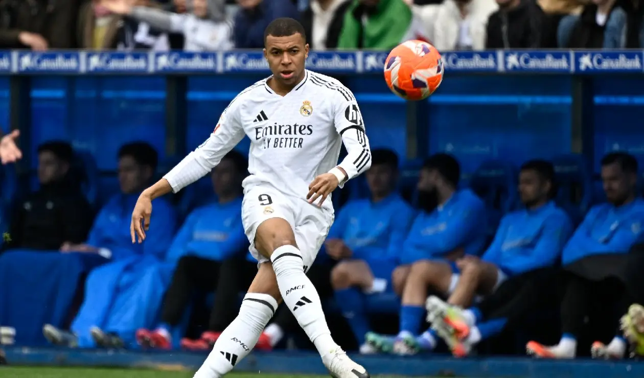 Kylian Mbappé, estrella de Real Madrid en la Liga de España