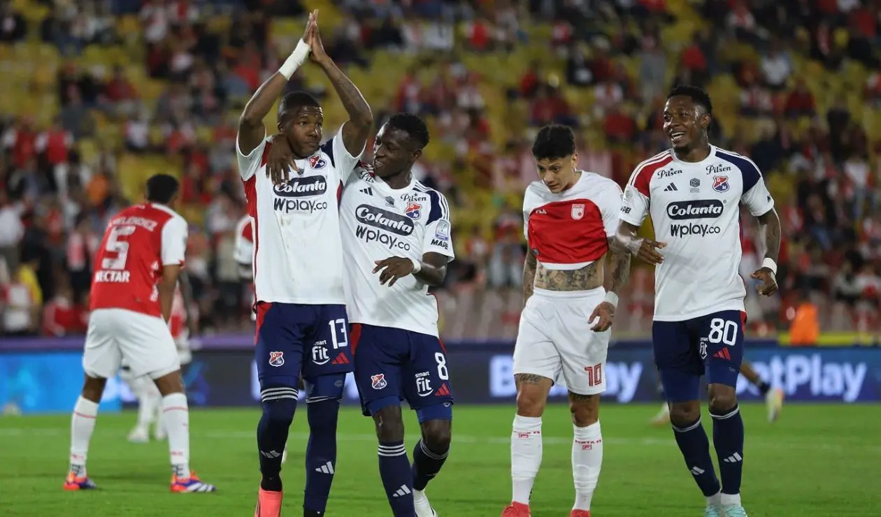 Medellín se lleva importante victoria a domicilio sobre Santa Fe