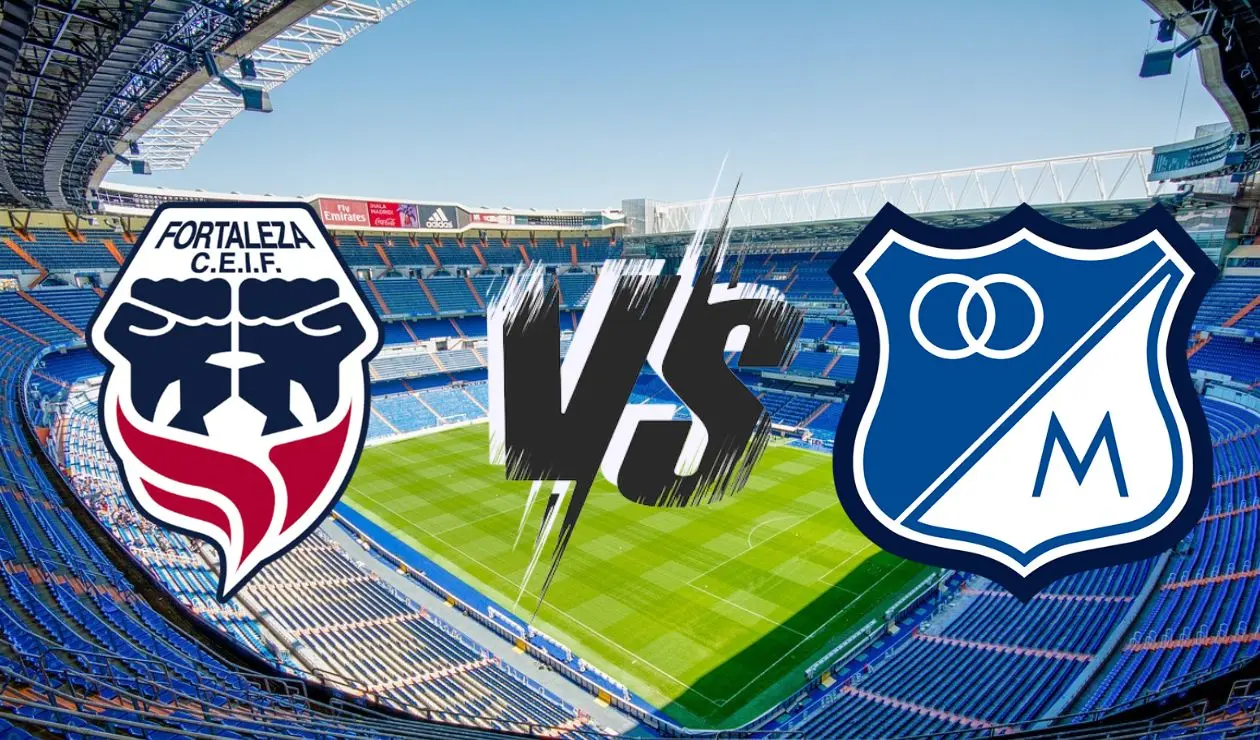 Escudos Fortaleza vs Millonarios