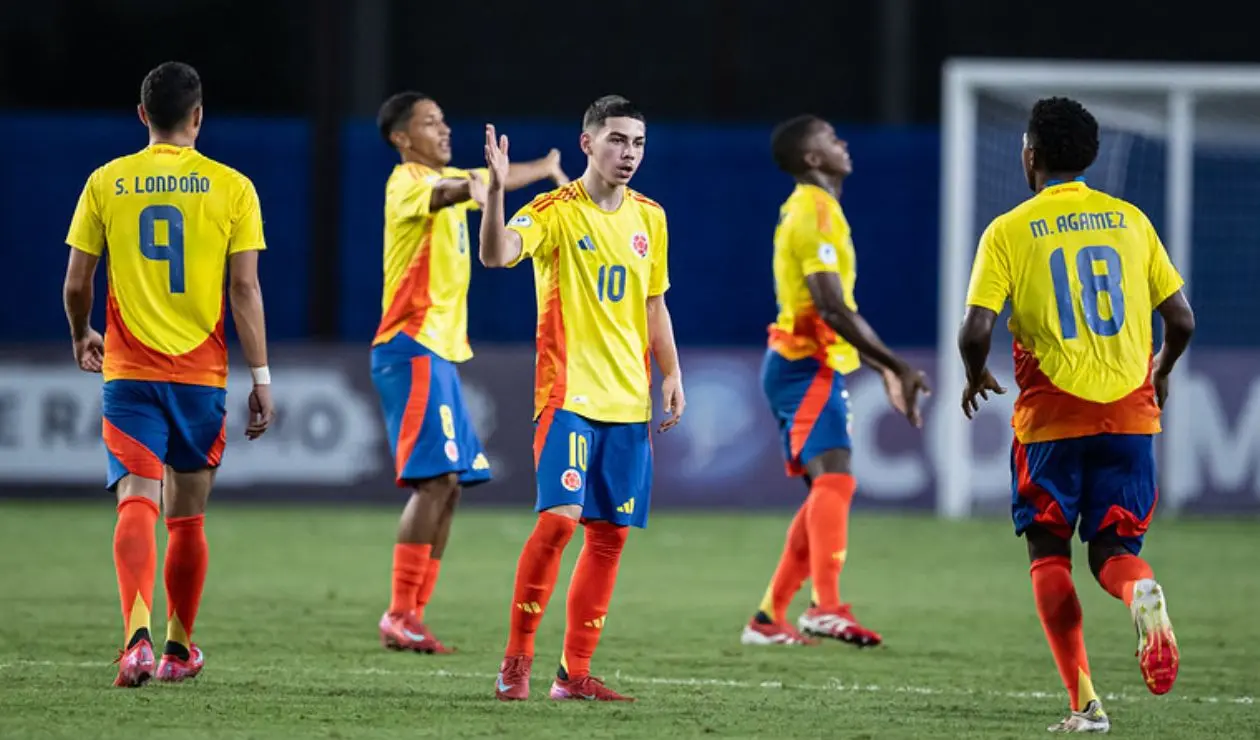 Selección Colombia en el Sudamericano sub 17