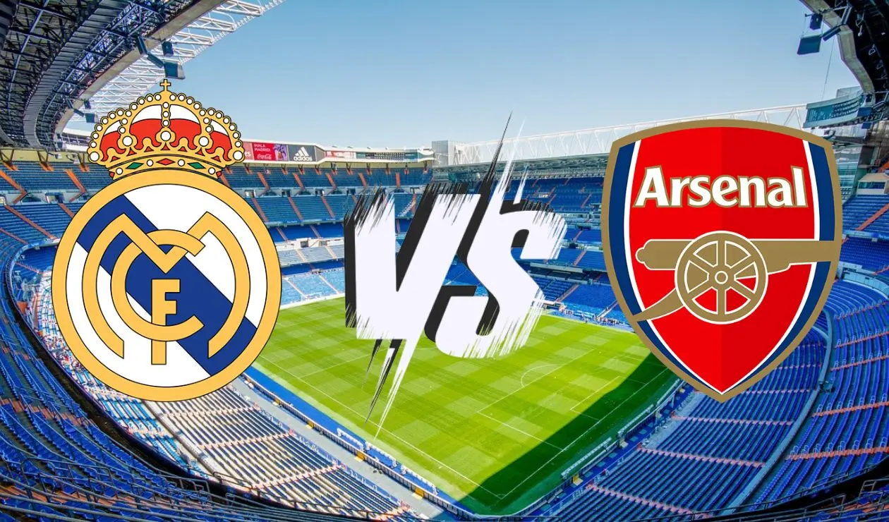 Escudos Real Madrid vs Arsenal