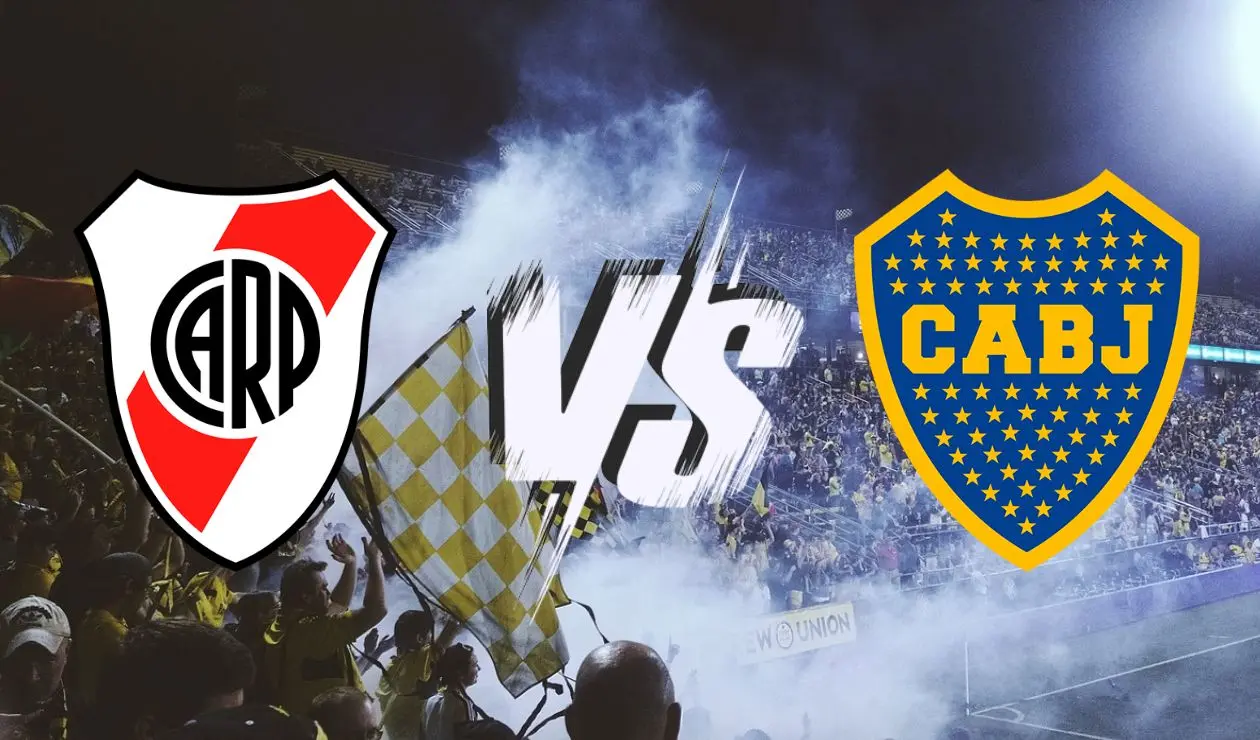 Escudos River Plate vs Boca Juniors