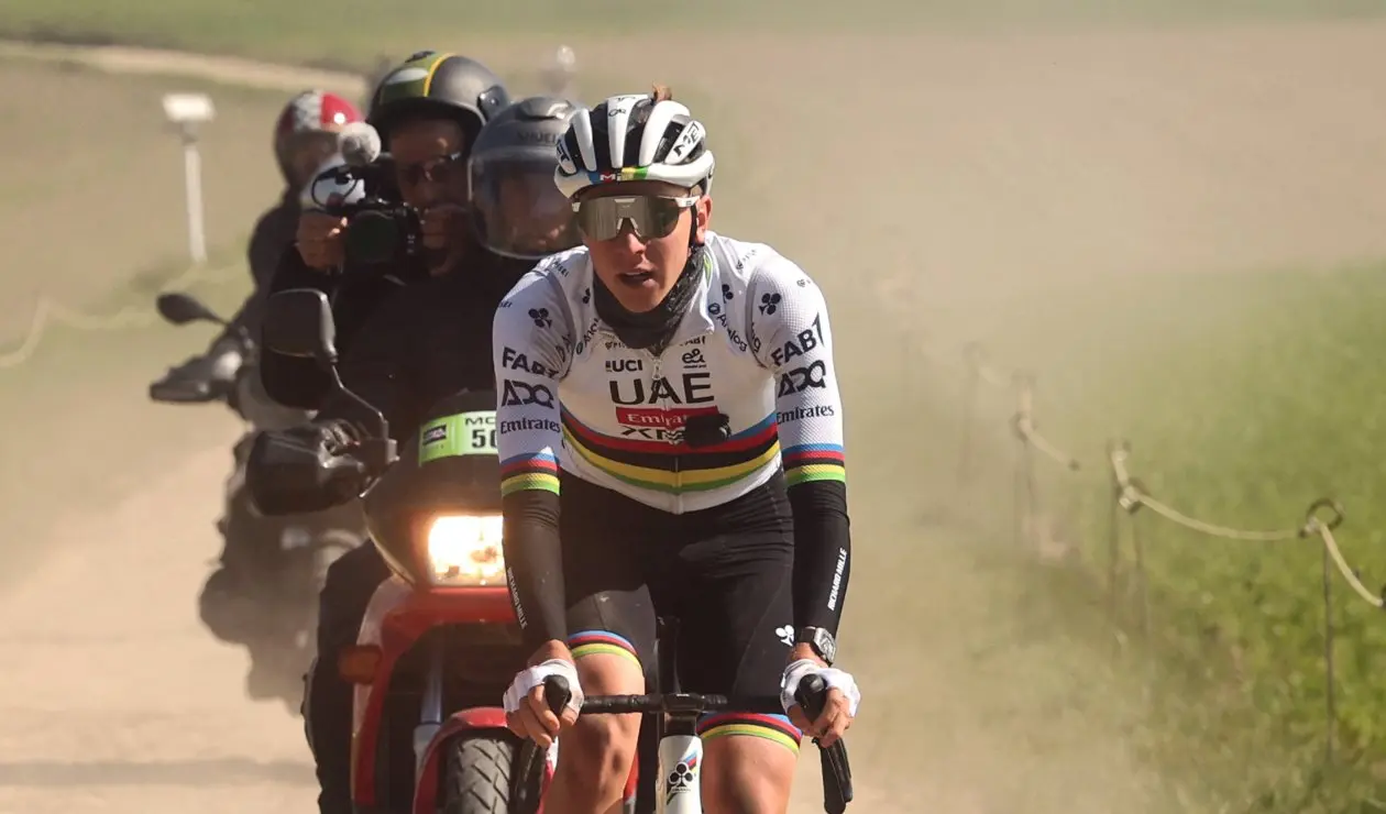 Tadej Pogacar, bicampeón de la Flecha Valona
