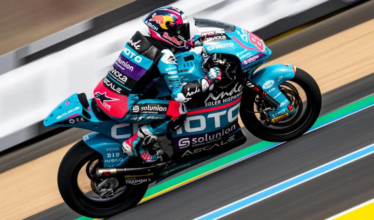 David Alonso en Moto2 - GP de Francia