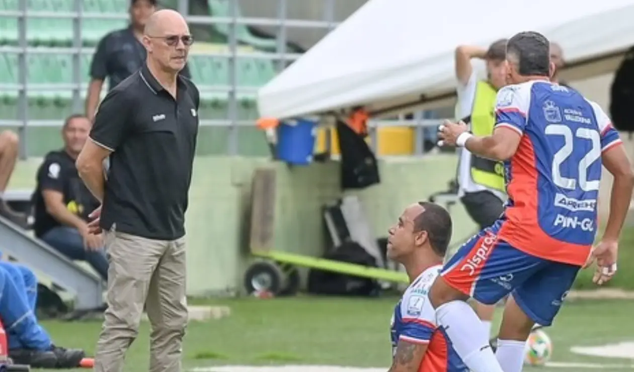 Alfredo Arias, director técnico del Deportivo Cali en la Liga BetPlay