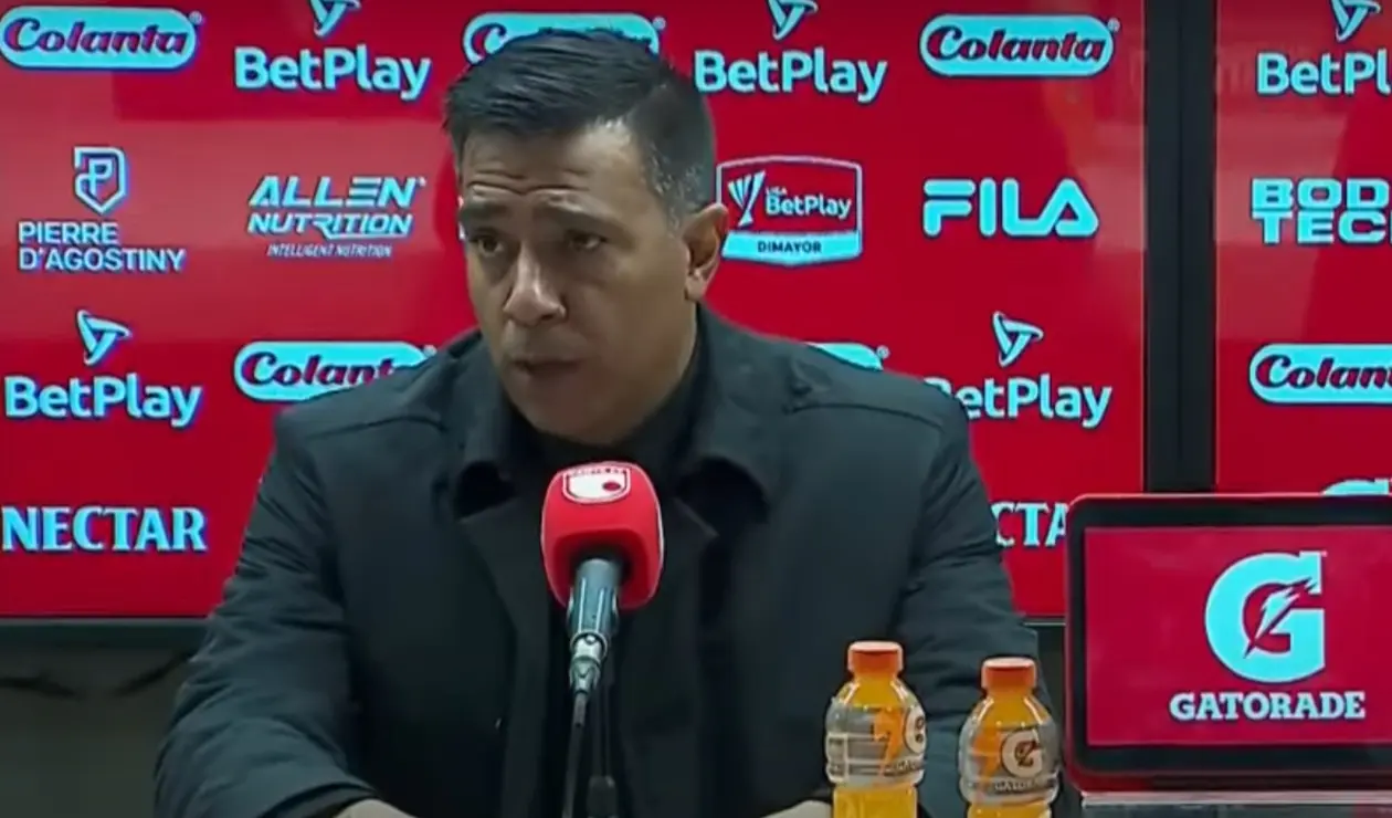 César Farías, técnico del Atlético Junior