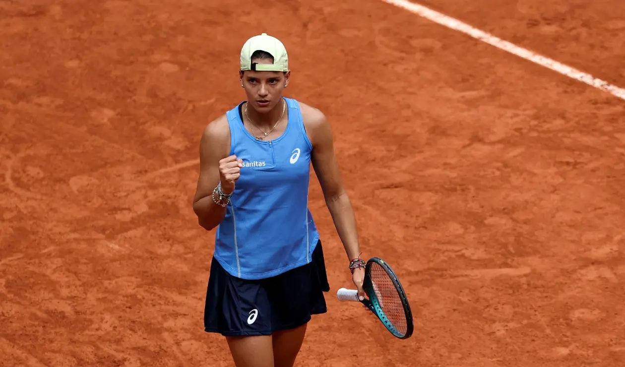Emiliana Arango en Roland Garros