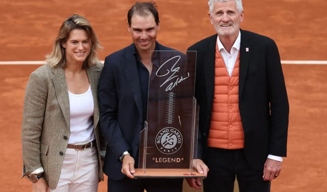 Homenaje Rafael Nadal en el torneo de Roland Garros