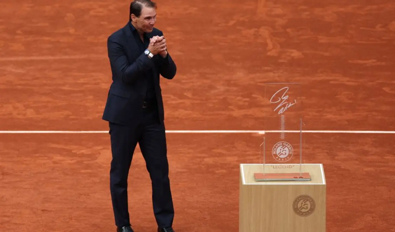 Homenaje Rafael Nadal en el torneo de Roland Garros