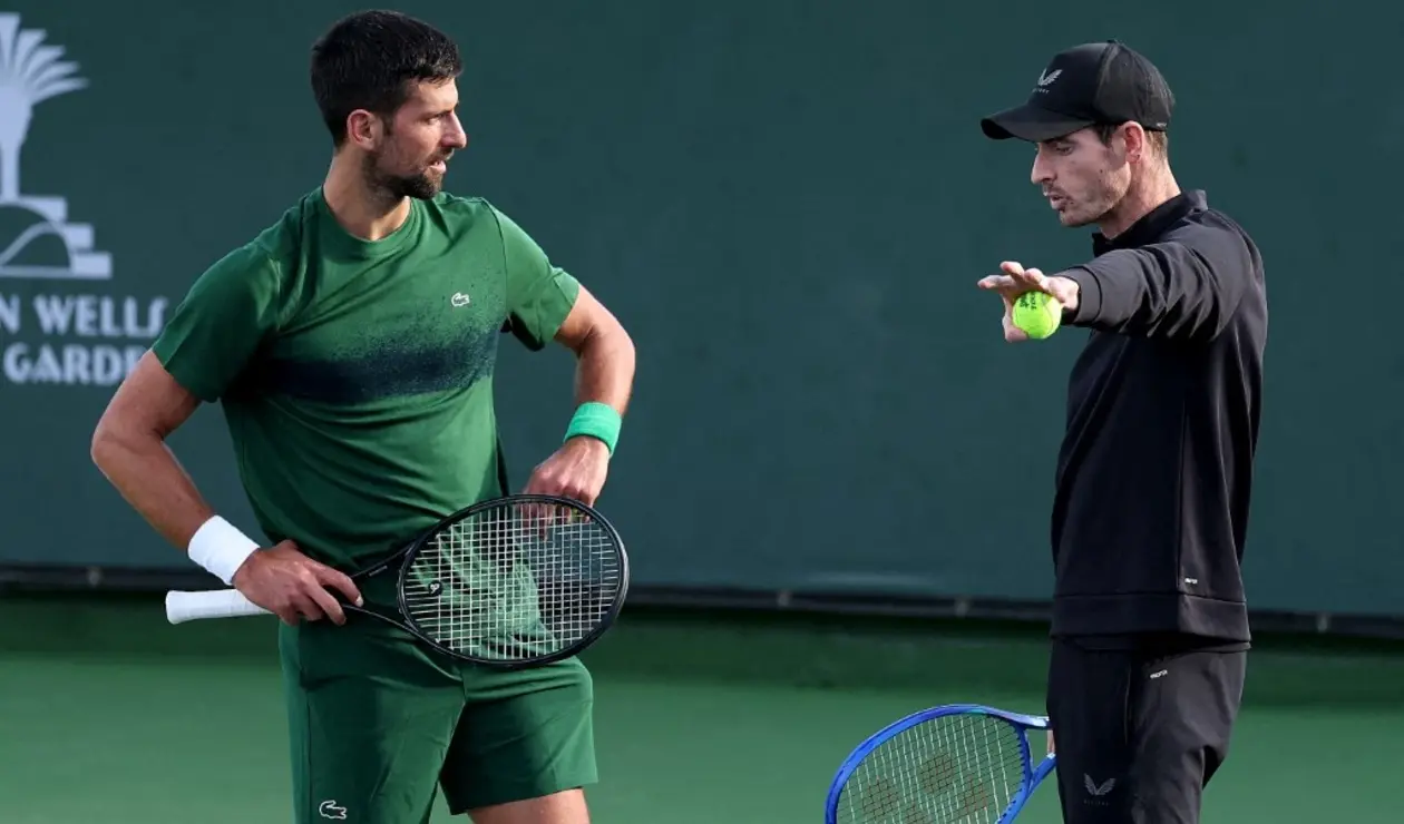 Novak Djokovic y Andy Murray, equipo de tenis