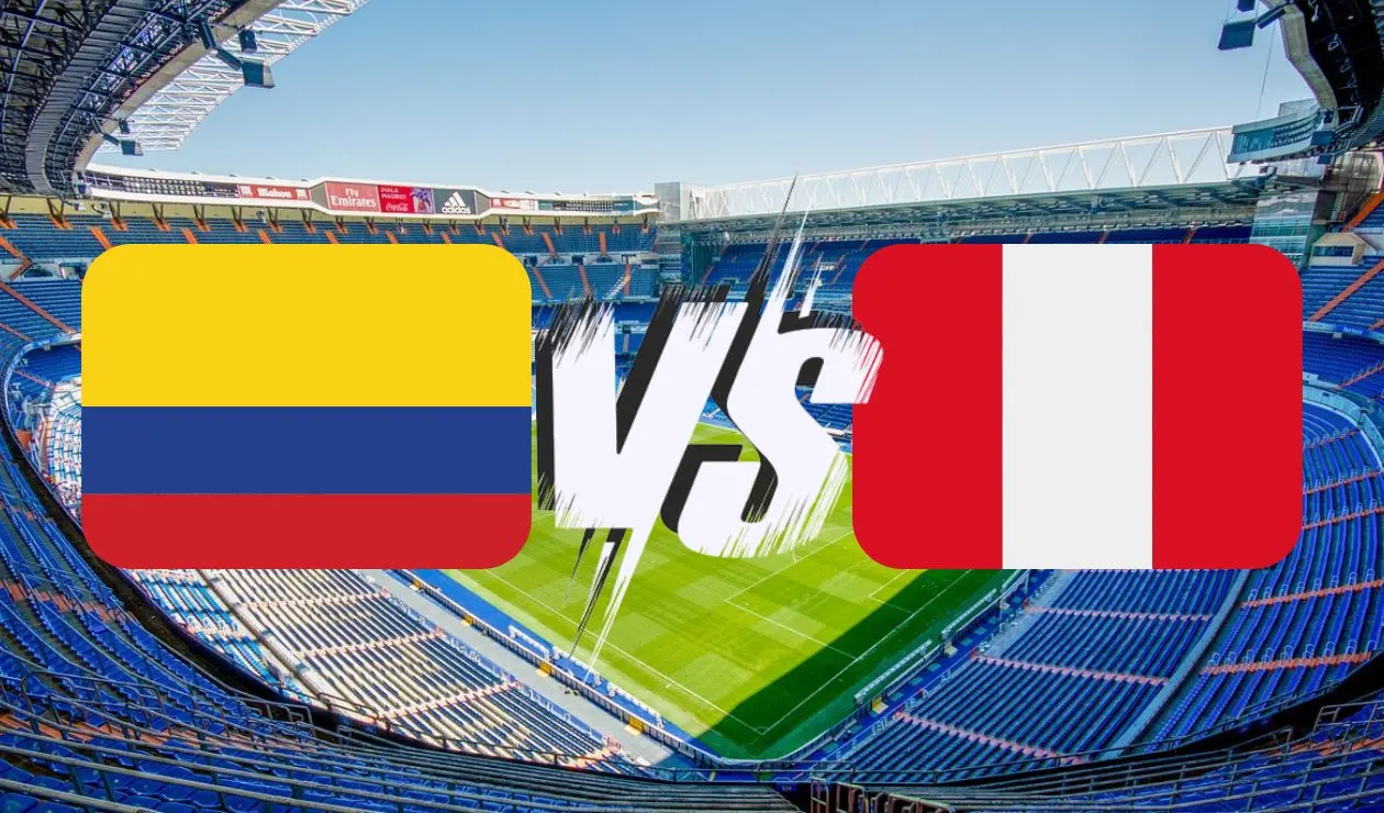 Bnaderas Colombia vs Perú