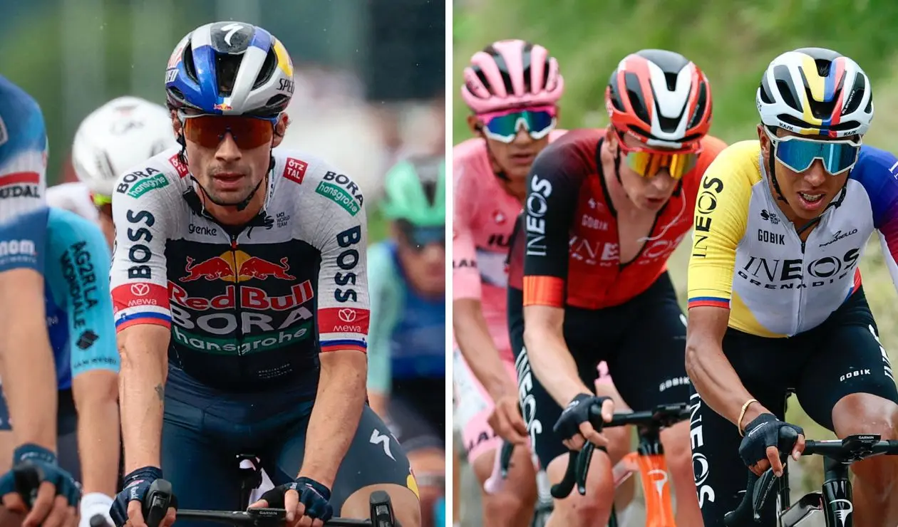 Roglic, Egan e Isaac del Toro en el Giro de Italia 2025