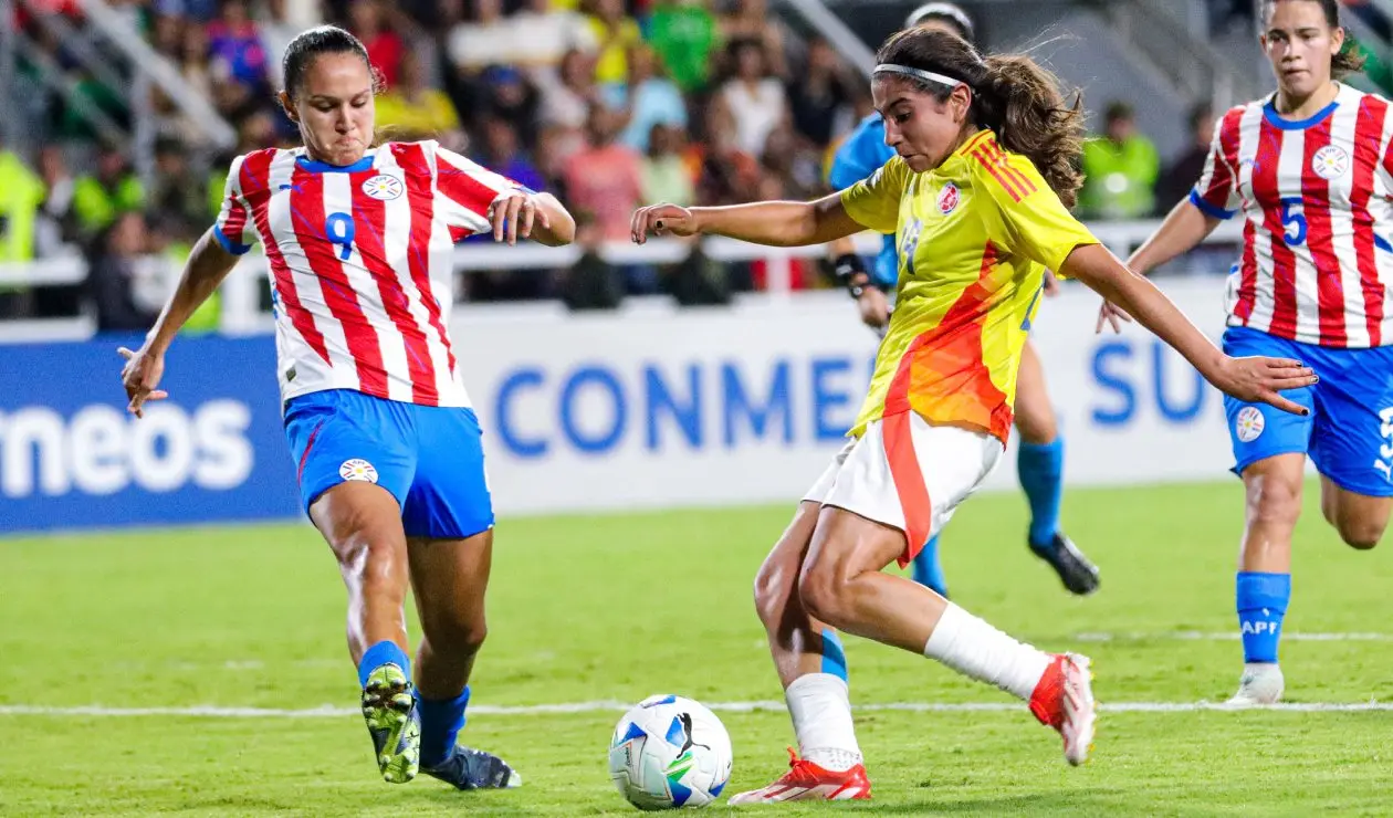 Selección Colombia vs Paraguay en el Sudamericano U-17