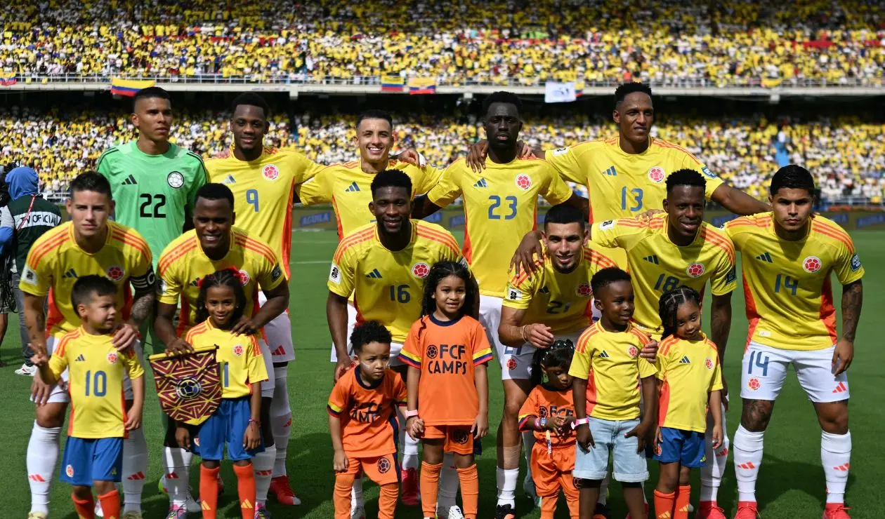 Selección Colombia en la fecha 15 de la Eliminatoria