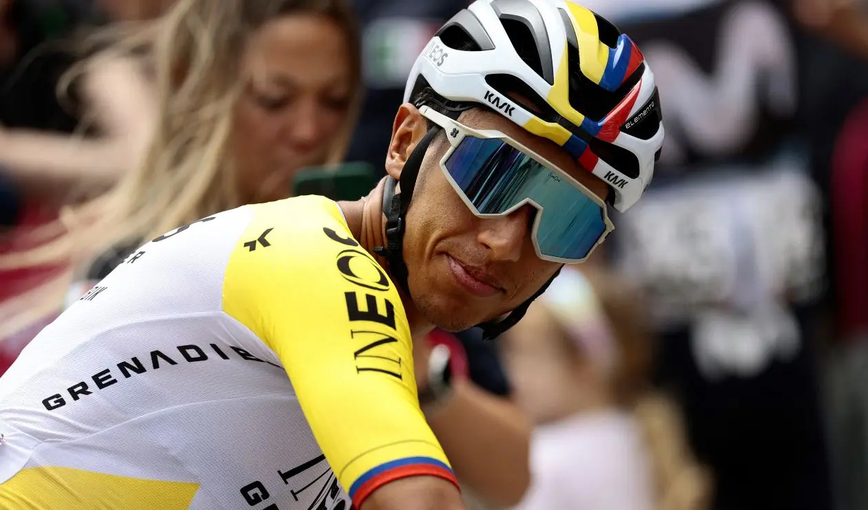 Egan Bernal, ciclista colombiano del INEOS Grenadiers