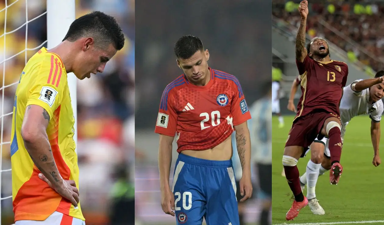 Primeros eliminados de las eliminatorias al Mundial 2026