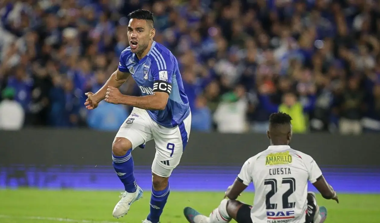 VIDEO: Falcao apareció para el descuento de Millonarios vs Once Caldas