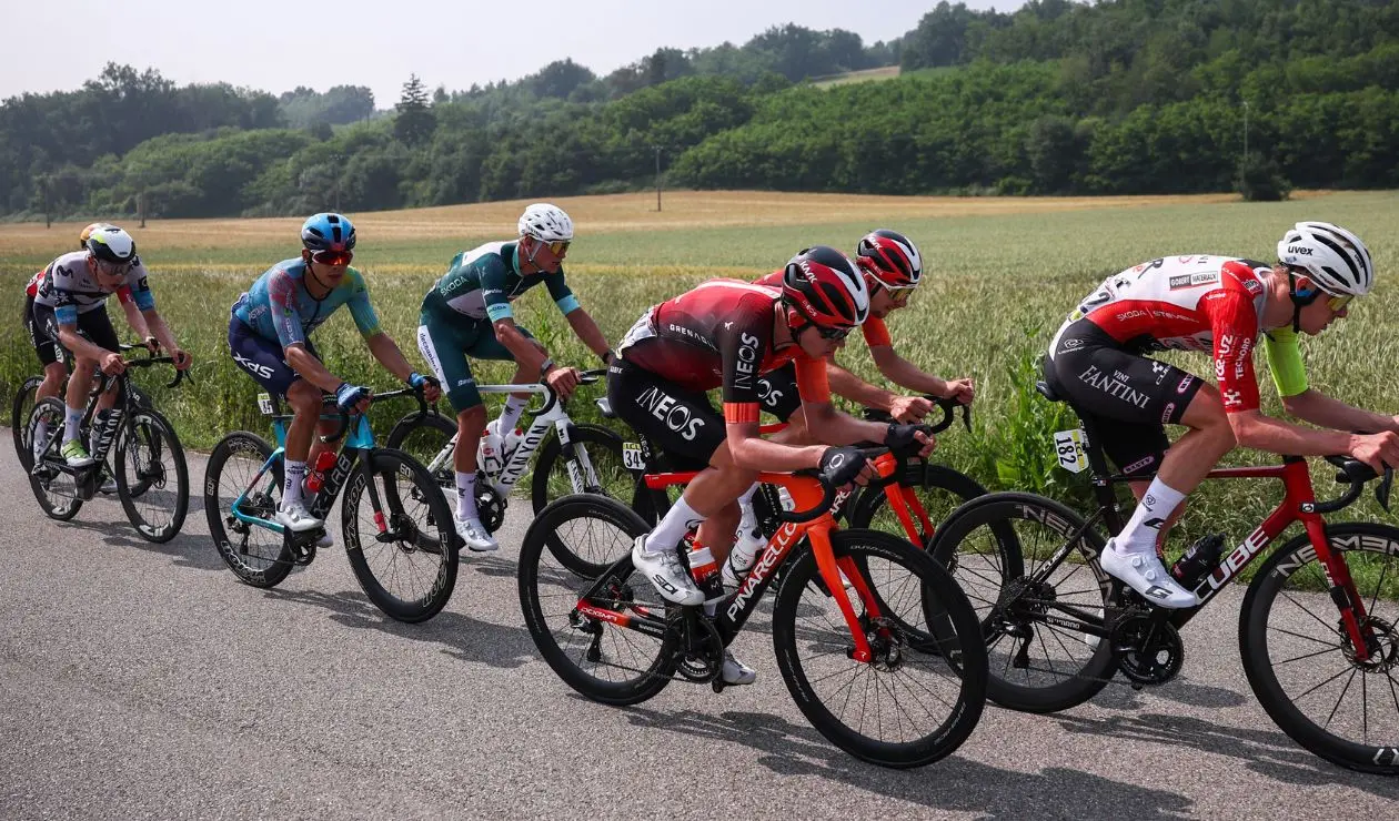 Harold Tejada en la etapa 3 del Critérium Dauphiné
