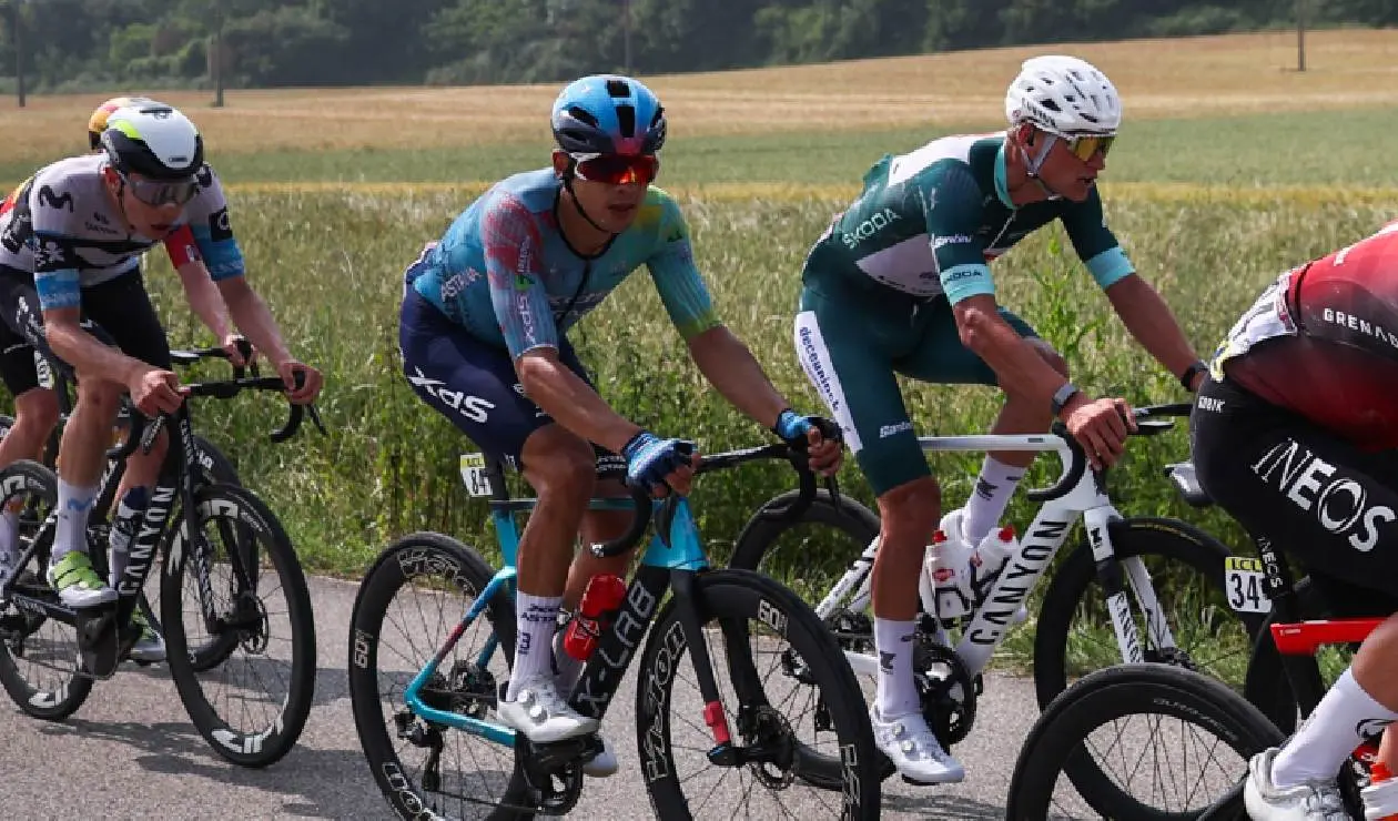 Harold Tejada se retiró del Critérium del Dauphiné