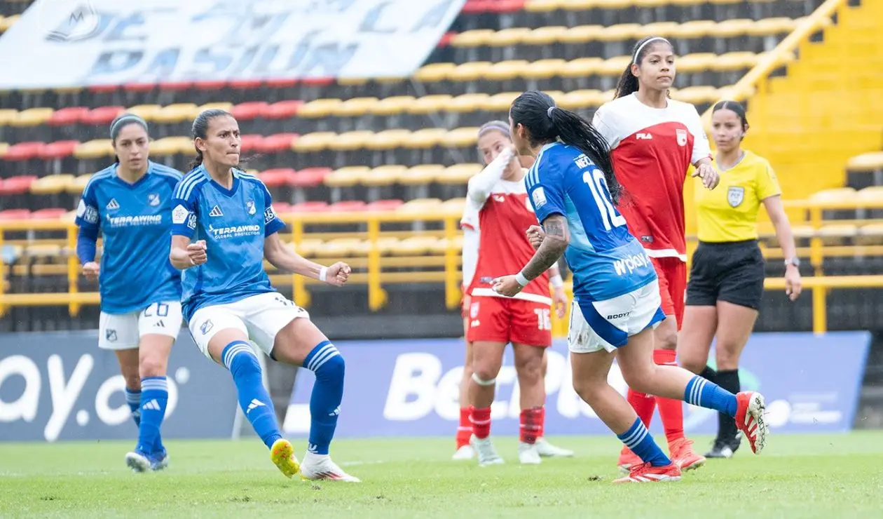 Millonarios remontó y venció en nuevo clásico a Santa Fe en Liga BetPlay