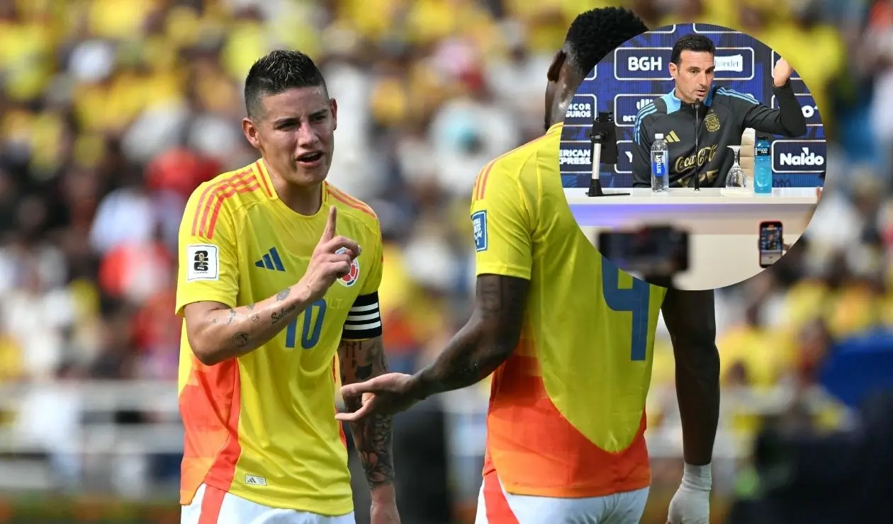 Lionel Scaloni habló de la Selección Colombia