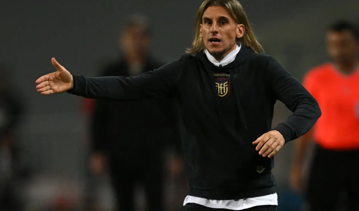 Sebastián Beccacece, entrenador de la selección de Ecuador