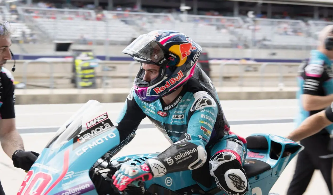 David Alonso, piloto colombiano en Moto 2