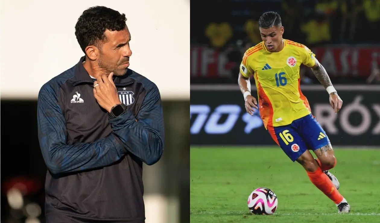 Carlos Tévez no está contento con Juan Camilo Portilla en Talleres