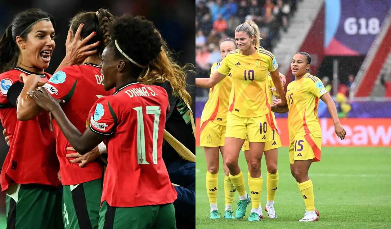 Portugal vs Bélgica Eurocopa Femenina