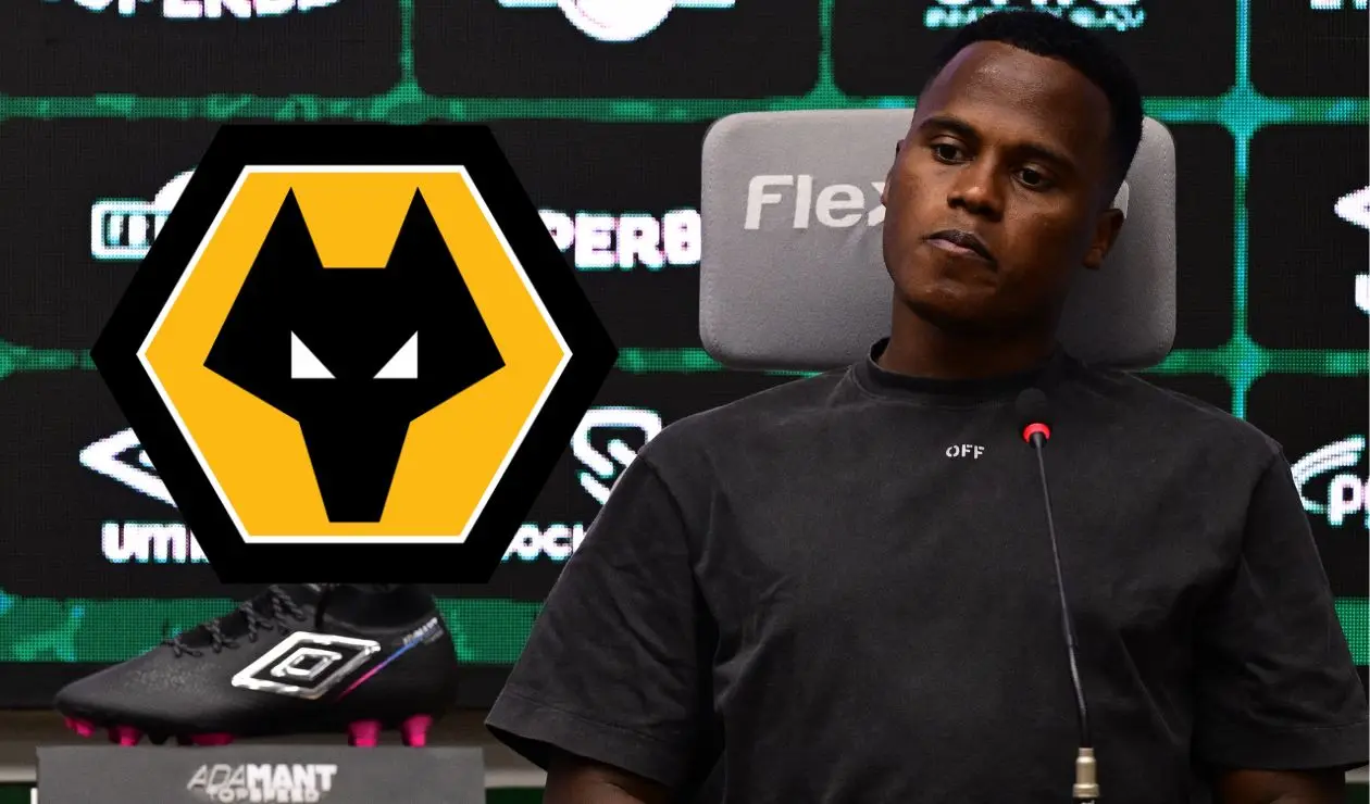 Jhon Arias todavía no llega a Inglaterra con Wolverhampton