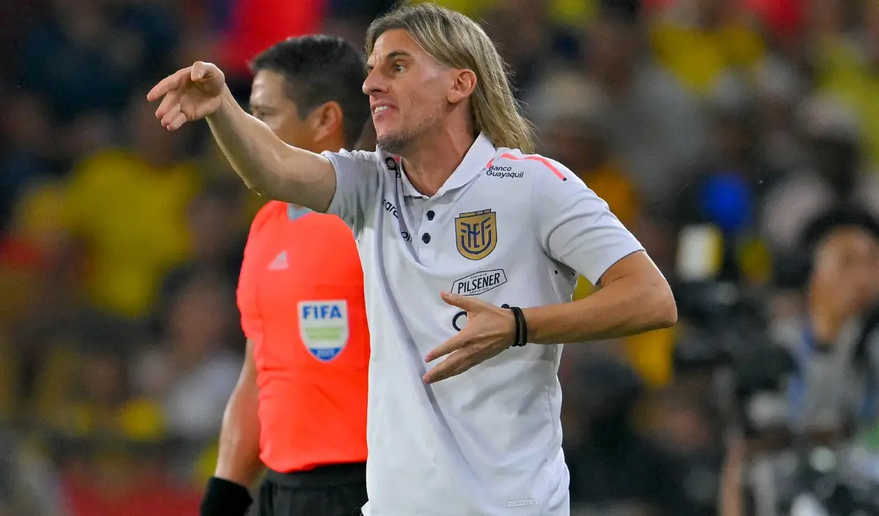 Sebastián Beccacece, director técnico de Ecuador