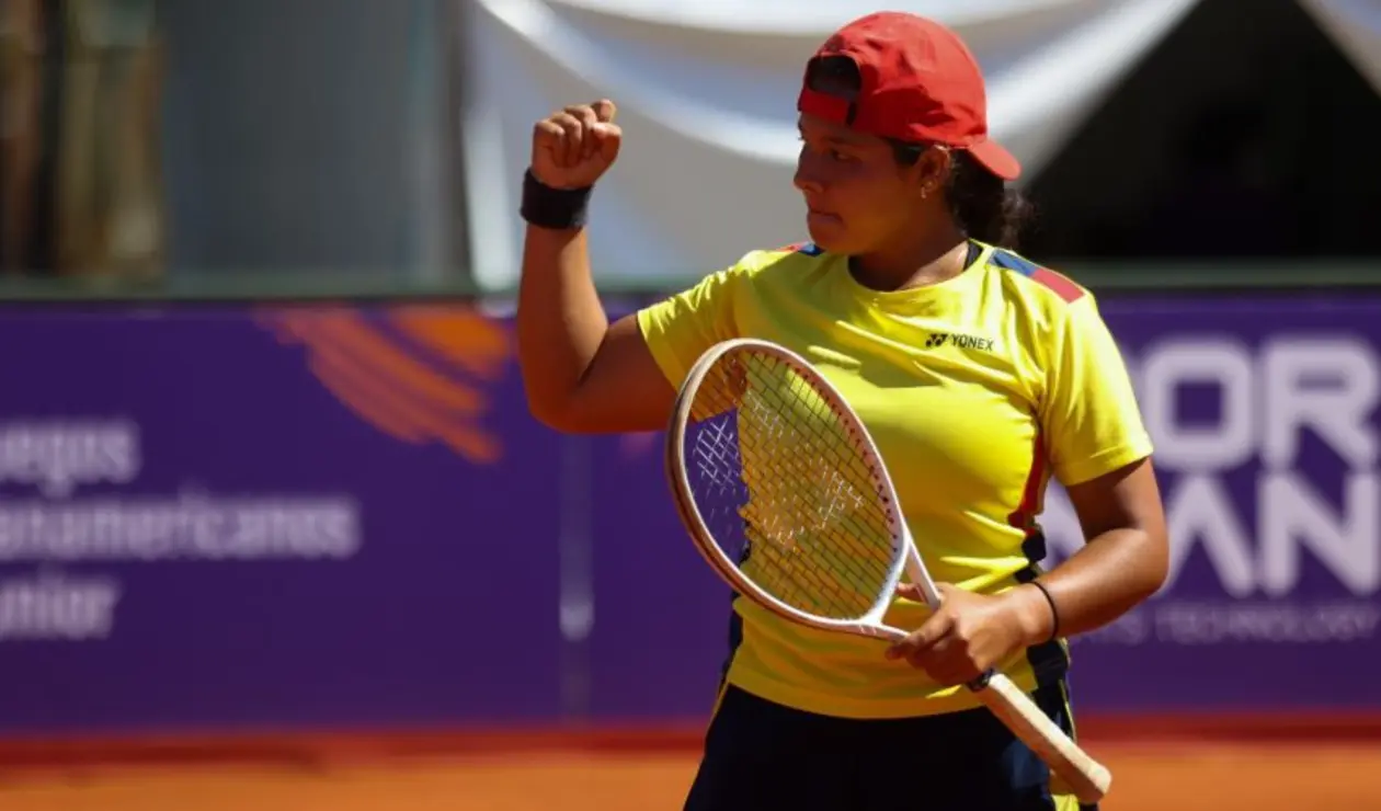 Tenista colombiana Valentina Mediorreal