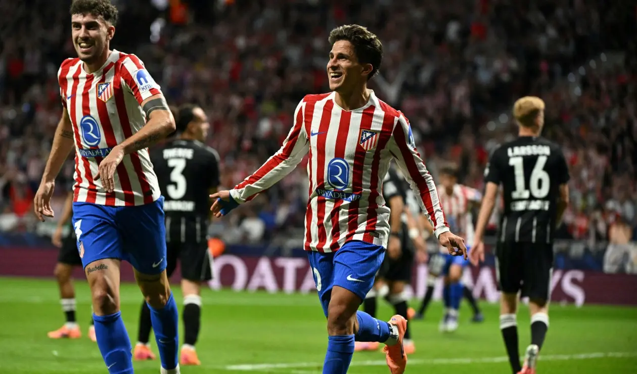 Atlético de Madrid goleó al Eintracht Frankfurt