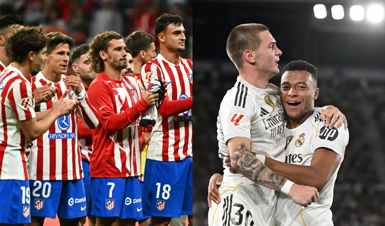 Atlético de Madrid vs Real Madrid Liga de España