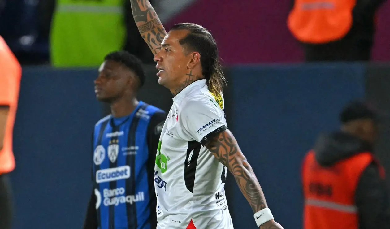 Dayro Moreno con Once Caldas en la Copa Sudamericana 2025